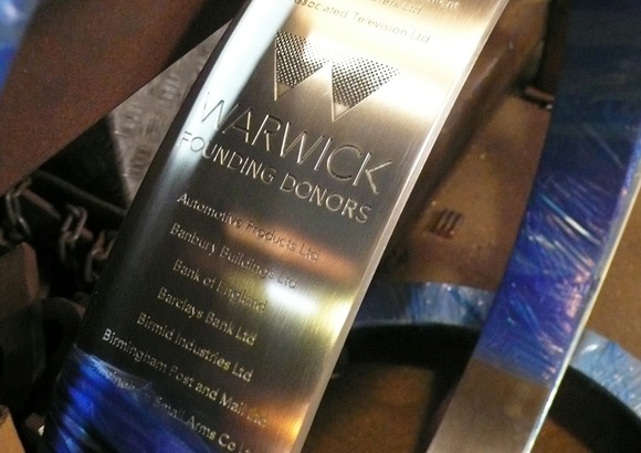 Warwick engraved